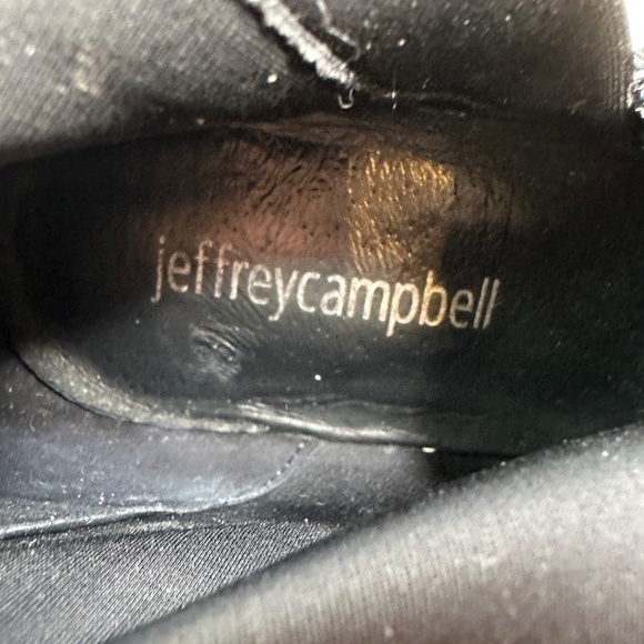 Jeffrey Campbell Hybrida Platform Boots Chunky Punk GothicNylon Size 7M - Picture 12 of 12